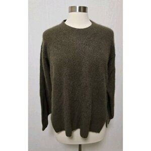 CT Plage Raccoon Fur Sweater Womens Green Made in Japan
